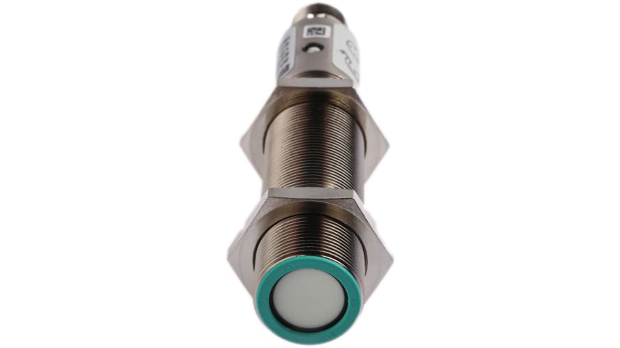 3RG6233-3AB00-PF, Pepperl + Fuchs Ultrasonic Barrel-Style Proximity Sensor, M18 x 1, 150 → 1000 mm Detection, PNP Output, 12 – Model: 3RG623