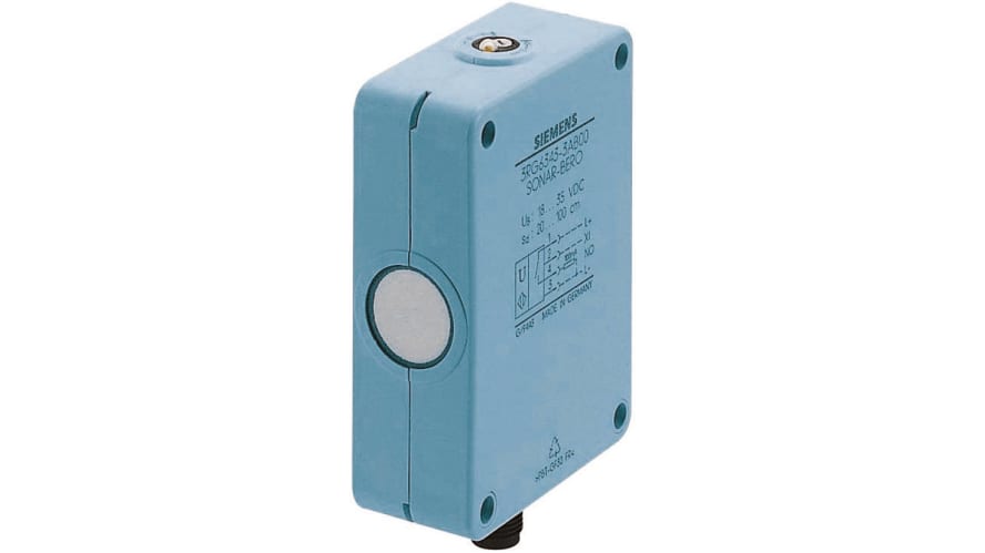 3RG6343-3JK00-PF, Pepperl + Fuchs Ultrasonic Sensor Block 200 → 1000 mm Analogue, M12 Connector – Model: 3RG6343-3JK00-PF