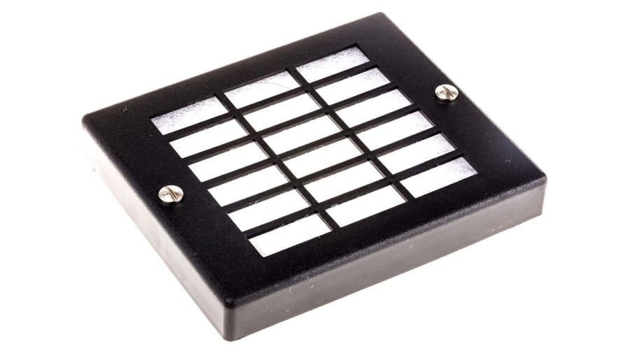 ebm-papst Fan Filter for 80mm Fans, PC, Synthetic Fibre Filter, Steel Frame, 125 x 105mm – Model: PMFA80