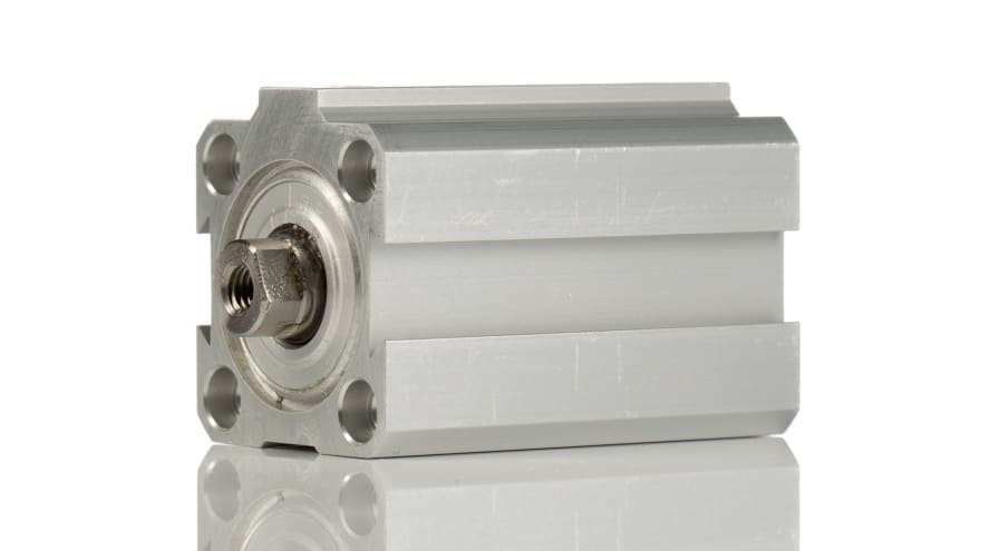 Norgren Pneumatic Compact Cylinder - 20mm Bore, 25mm Stroke, RM/92000/M Series, Double Acting – Model: RM/92020/M/25