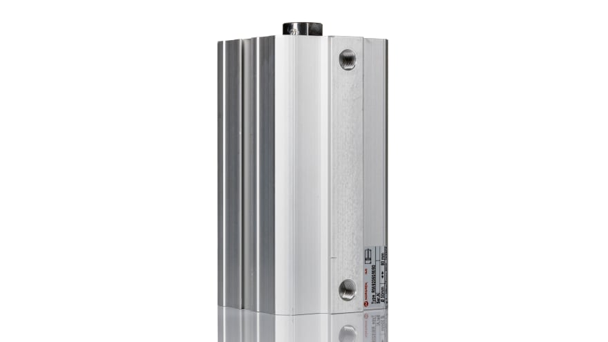 Norgren Pneumatic Compact Cylinder - 50mm Bore, 80mm Stroke, RM/92000/M Series, Double Acting – Model: RM/92050/M/80