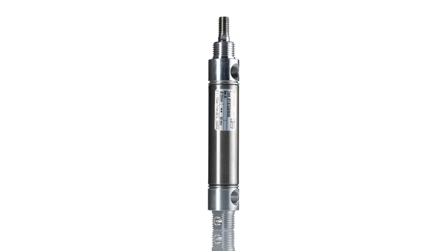 Norgren Pneumatic Piston Rod Cylinder - 20mm Bore, 50mm Stroke, RT/57210/M/25 Series, Double Acting – Model: RT/57220/M/50