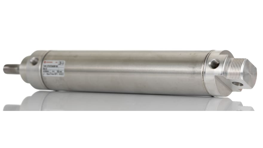 Norgren Pneumatic Piston Rod Cylinder - 40mm Bore, 160mm Stroke, RT/57210/M/25 Series, Double Acting – Model: RT/57240/M/160