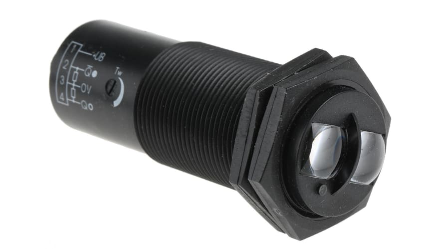 GLV30-8-2500/47/73C, Pepperl + Fuchs Diffuse Photoelectric Sensor, Barrel Sensor, 100 mm → 2.5 m Detection Range – Model: GLV30-8-2500/47/73