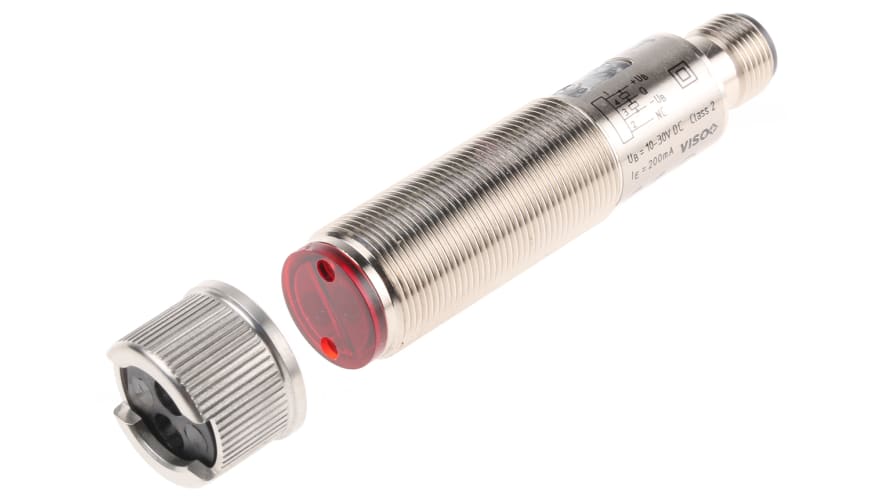 VL18LL-M/40A/118/128, Pepperl + Fuchs Glass Fibre Optic Sensor 300 mm, Push Pull Output, IP67, 10 → 30 V dc – Model: VL18LL-M/40A/118/128