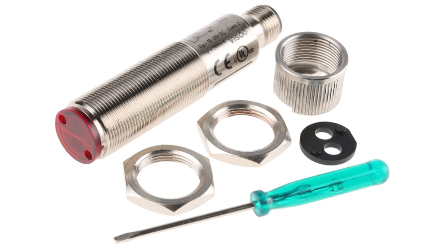 VL18LL-M/40A/118/128, Pepperl + Fuchs Glass Fibre Optic Sensor 300 mm, Push Pull Output, IP67, 10 → 30 V dc – Model: VL18LL-M/40A/118/128