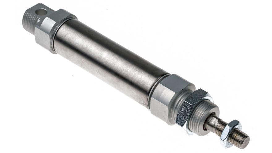 Norgren Pneumatic Piston Rod Cylinder - RM/8016/M/25, 16mm Bore, 25mm Stroke, RM/8000/M Series, Double Acting – Model: RM/8016/M/25