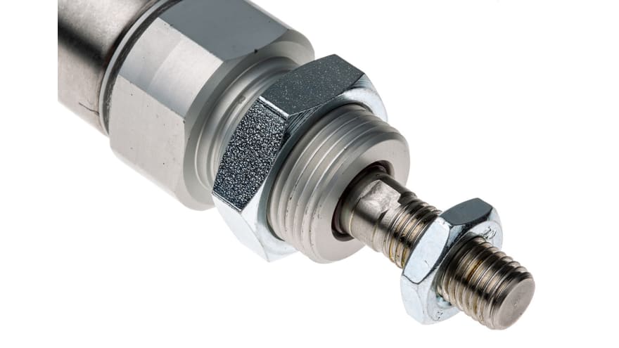Norgren Pneumatic Piston Rod Cylinder - RM/8016/M/25, 16mm Bore, 25mm Stroke, RM/8000/M Series, Double Acting – Model: RM/8016/M/25