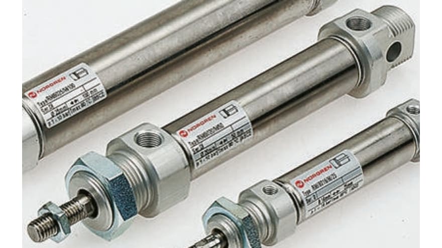 IMI Norgren Pneumatic Piston Rod Cylinder - 12mm Bore, 50mm Stroke, RM/8000/M Series, Double Acting – Model: RM/8012/M/50