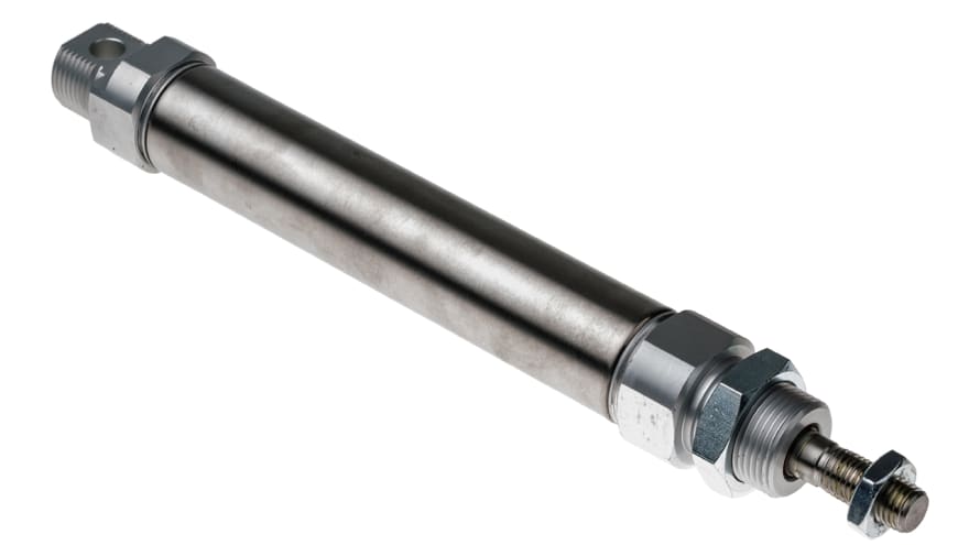 IMI Norgren Pneumatic Piston Rod Cylinder - 25mm Bore, 100mm Stroke, RM/8000/M Series, Double Acting – Model: RM/8025/M/100