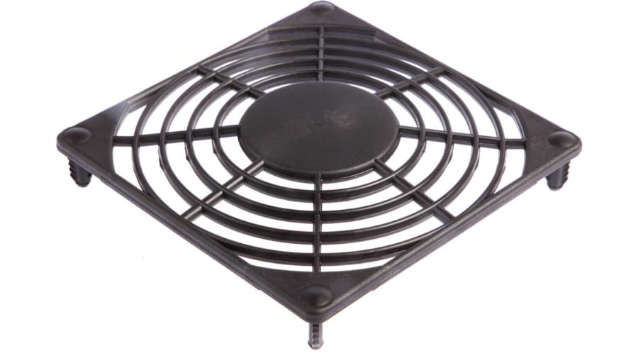 ebm-papst Plastic Finger Guard for 80mm Fans, 71.5mm Hole Spacing, 80 x 80mm – Model: 92162-2-2929