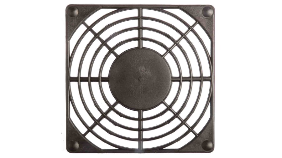 ebm-papst Plastic Finger Guard for 80mm Fans, 71.5mm Hole Spacing, 80 x 80mm – Model: 92162-2-2929