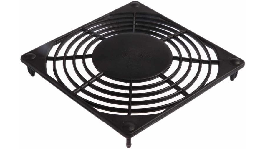 ebm-papst Plastic Finger Guard for 92mm Fans, 82.5mm Hole Spacing, 92 x 92mm – Model: 92439-2-2929