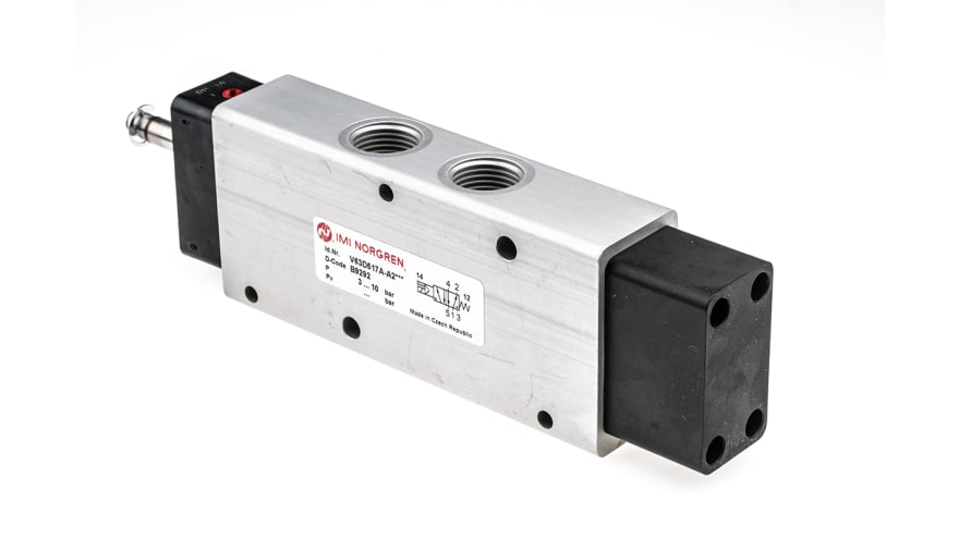 Norgren 5/2 Pneumatic Solenoid Valve - Solenoid/Spring G 1/2 V63 Series – Model: V63D517A-A2000
