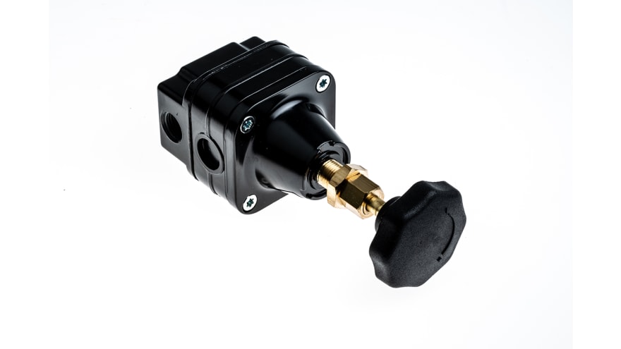 Norgren G 1/4 Pneumatic Regulator - 0.4bar to 10bar, 1/4in, 14bar max. input – Model: 11-818-110