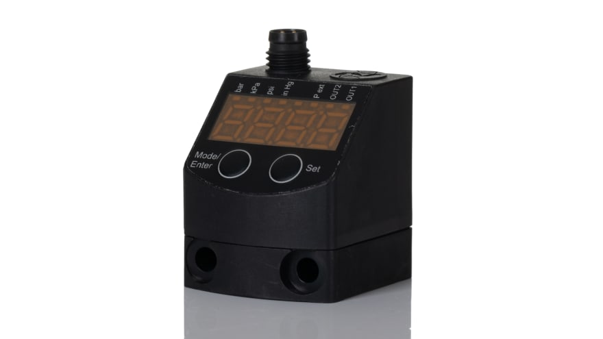 IMI Norgren 54D Series Pressure Sensor, 0bar Min, 16bar Max, Transistor Output, Relative Reading