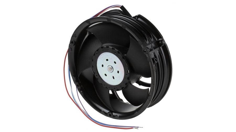 ebm-papst 6300 TD - S-Force Series Axial Fan, 12 V dc, DC Operation, 600m³/h, 40W, 172 x 51mm – Model: 6312/2TDHP