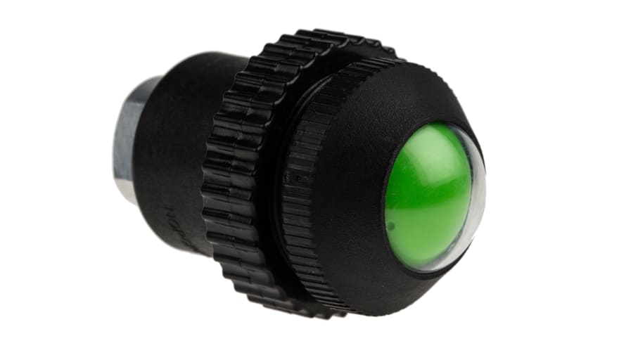 IMI Norgren Green, Red Panel Mounting Visual Indicator, 8.6bar, G 1/8 inlet port, 30mm mount hole