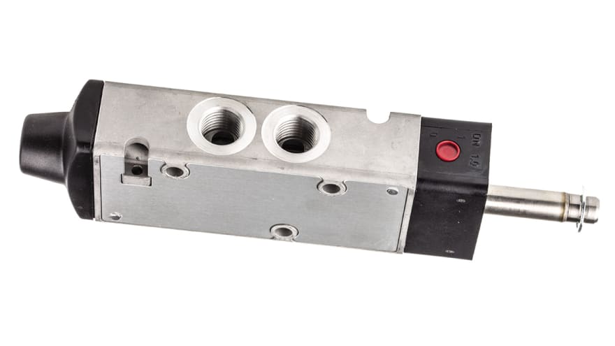 Norgren 5/2 Pneumatic Solenoid Valve - Solenoid/Spring G 1/4 V60 Series – Model: V61B517A-A3000