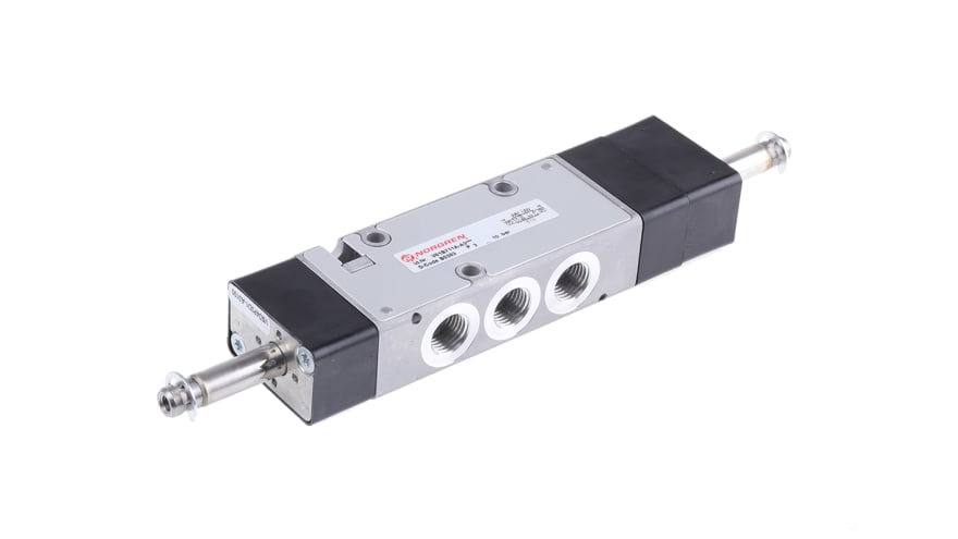 Norgren 5/3 Pneumatic Solenoid Valve - Solenoid/Solenoid G 1/4 V61 Series – Model: V61B711A-A3000