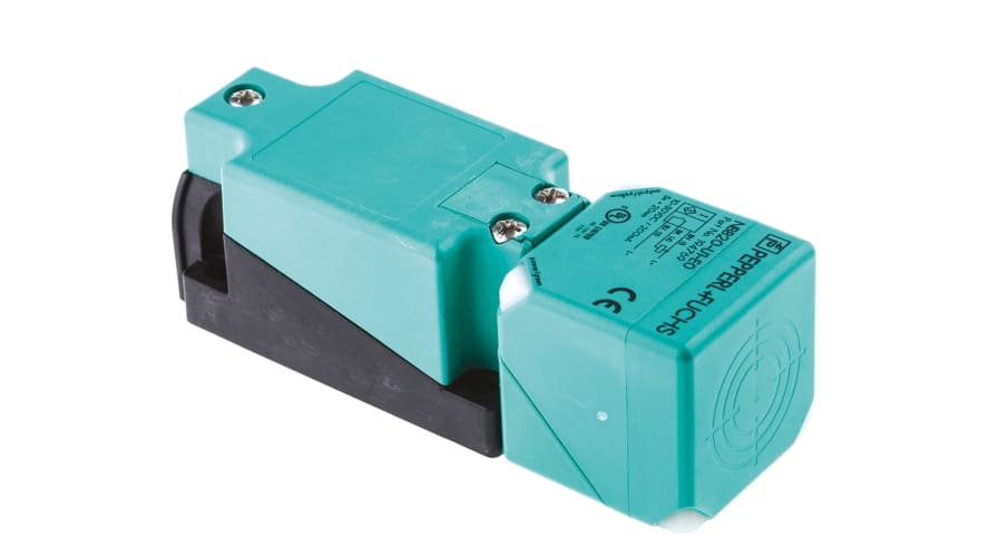NBB20-U1-E0, Pepperl + Fuchs Inductive Block-Style Proximity Sensor, 20 mm Detection, NPN Output, 10 → 30 V dc, IP69K – Model: NBB20-U1-E0