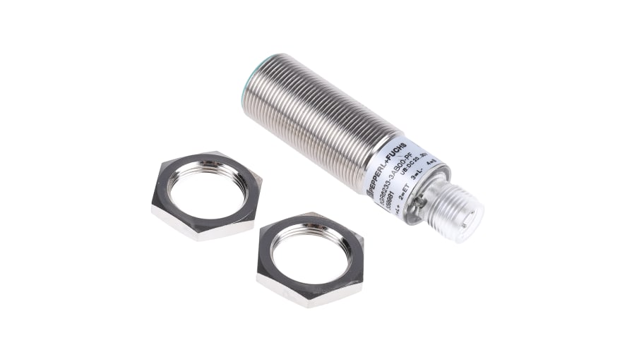 6GR6233-3AB00-PF, Pepperl + Fuchs Ultrasonic Barrel-Style Proximity Sensor, M18 x 1, 50 → 700 mm Detection, PNP Output, 20 – Model: 6GR6233-
