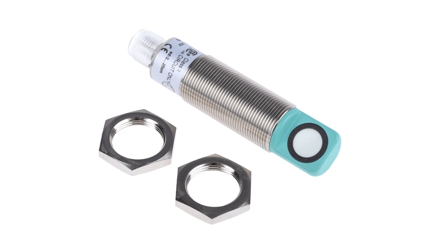 6GR6222-3AB00-PF, Pepperl + Fuchs Ultrasonic Barrel-Style Proximity Sensor, M18 x 1, 20 → 250 mm Detection, PNP Output, 20 – Model: 6GR6222-