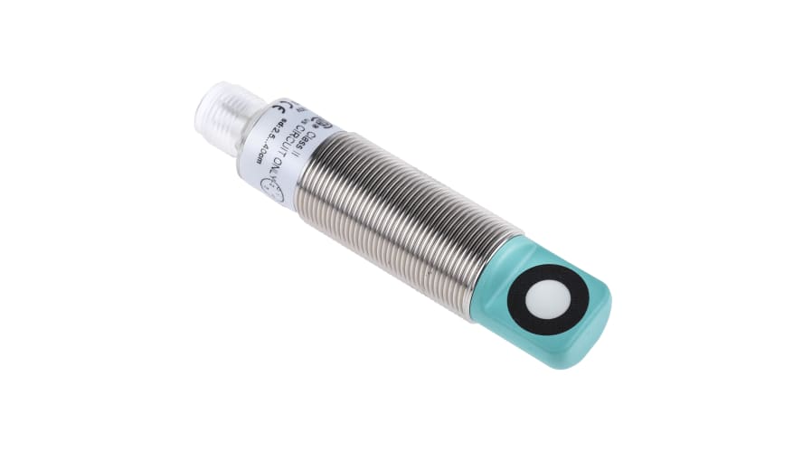 6GR6221-3AB00-PF, Pepperl + Fuchs Ultrasonic Barrel-Style Proximity Sensor, M18 x 1, 25 → 400 mm Detection, PNP Output, 20 – Model: 6GR6221-