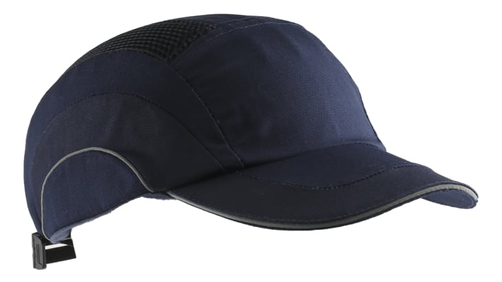 JSP Dark Blue Standard Peak Safety Cap, HDPE Protective Material – Model: ABR000-000-500