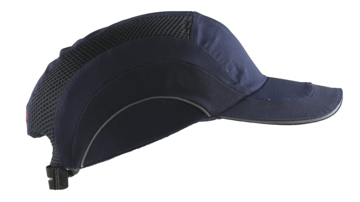 JSP Dark Blue Standard Peak Safety Cap, HDPE Protective Material – Model: ABR000-000-500