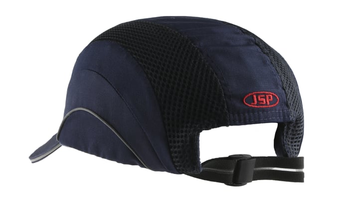 JSP Dark Blue Standard Peak Safety Cap, HDPE Protective Material – Model: ABR000-000-500