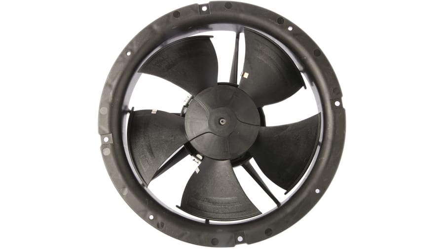 ebm-papst W1G200 Series Axial Fan, 230 V ac, AC Operation, 500m³/h, 11W, 90mA Max, 200 x 78.5mm – Model: W1G200-EC87-20