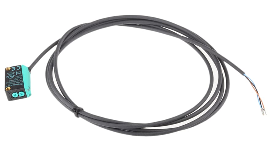 ML100-55/103/115, Pepperl + Fuchs Retroreflective Photoelectric Sensor, Block Sensor, 5 m Detection Range – Model: ML100-55/103/115