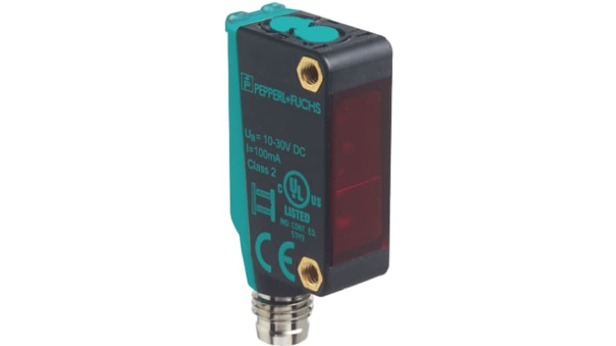 M100/MV100-RT/76a/95/103, Pepperl + Fuchs Through Beam Photoelectric Sensor, Block Sensor, 10 m Detection Range – Model: M100/MV100-RT/76a/9