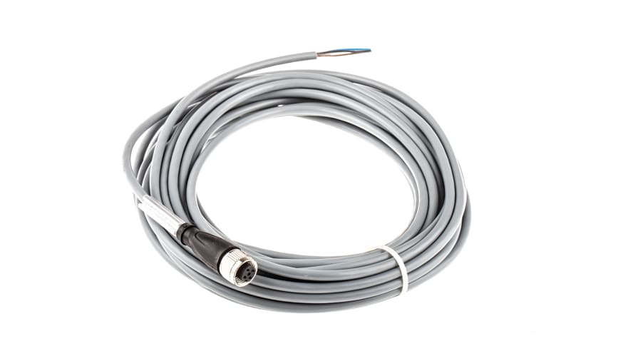V1-G-10M-PVC, Pepperl + Fuchs Straight Female 4 way M12 to Unterminated Sensor Actuator Cable, 10m – Model: V1-G-10M-PVC
