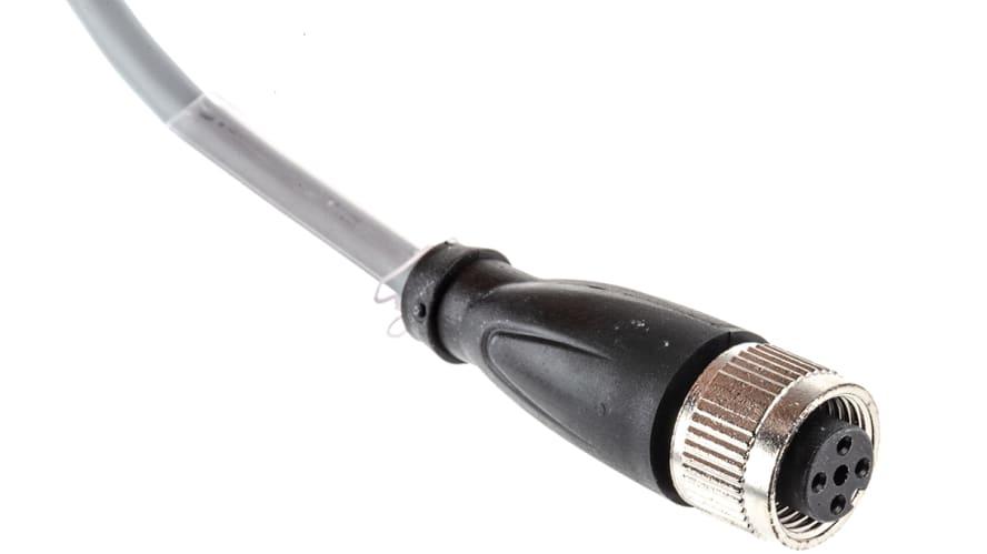 V1-G-10M-PVC, Pepperl + Fuchs Straight Female 4 way M12 to Unterminated Sensor Actuator Cable, 10m – Model: V1-G-10M-PVC