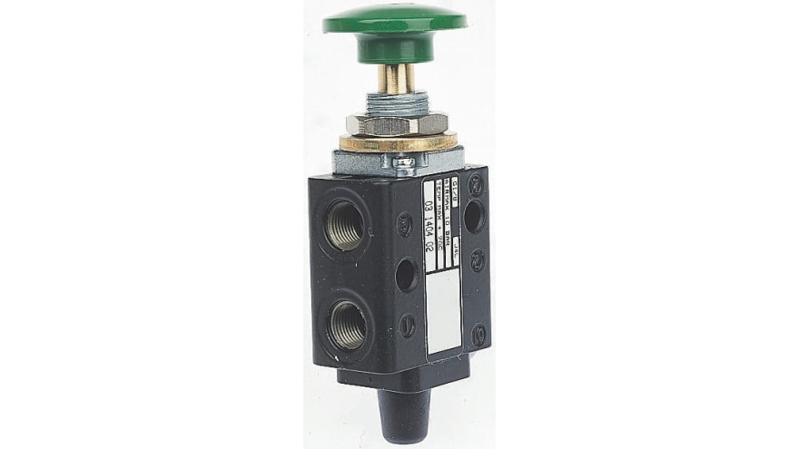 Norgren Push Button 5/2 Pneumatic Manual Control Valve X31 Series, G 1/8, 1/8in, III B – Model: X3144402