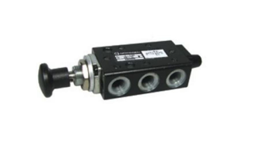 Norgren Knob 5/2 Pneumatic Manual Control Valve X30 Series, G 1/8, 1/8in – Model: X3046502