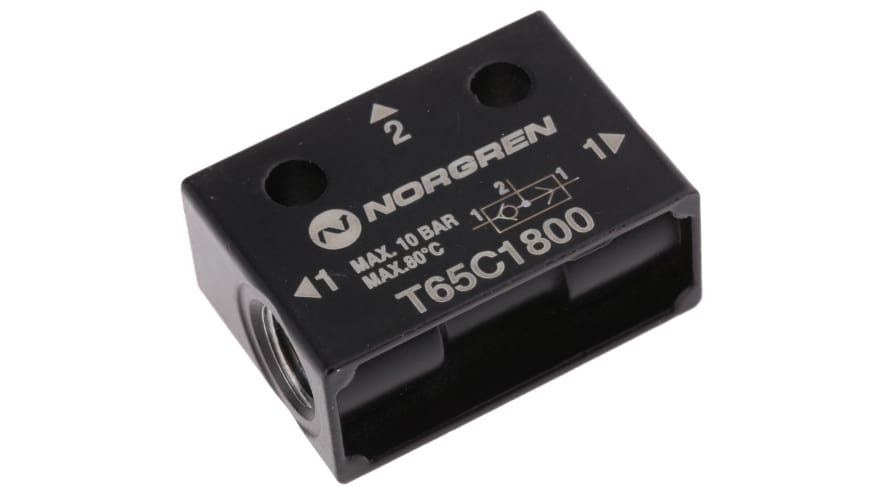 Norgren T65C series 10 bar Pneumatic Logic Controller with OR function – Model: T65C1800