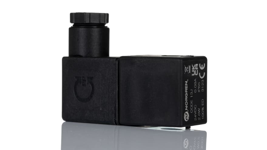 Norgren 24 V dc Solenoid Valve Coil – Model: QM/48/127/28