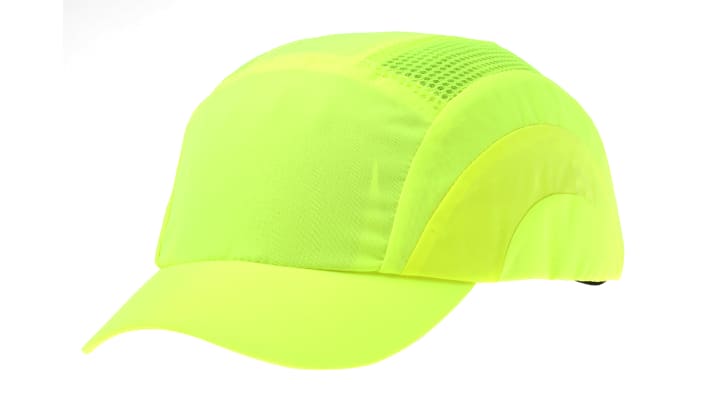 JSP Orange, Yellow Short Peaked Safety Cap, HDPE Protective Material – Model: ABS000-001-500