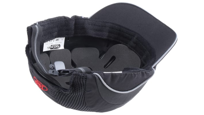 JSP Black Short Peaked Safety Cap, HDPE Protective Material – Model: ABS000-001-100