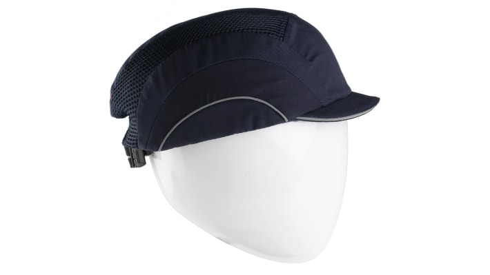 JSP Dark Blue Micro Safety Cap, HDPE Protective Material – Model: ABT000-002-100