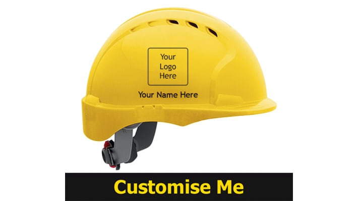 JSP EVOLite Yellow Safety Helmet , Adjustable, Ventilated – Model: AJB160-000-200