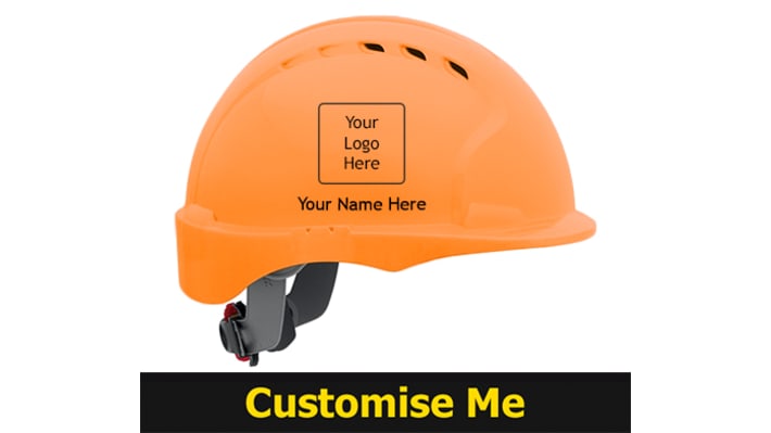 JSP EVOLite Orange Safety Helmet , Adjustable, Ventilated – Model: AJB160-000-800