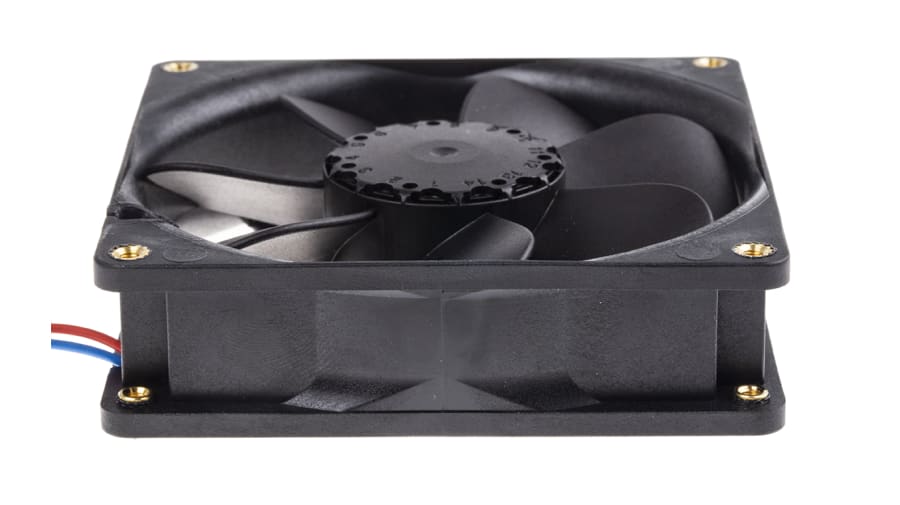 ebm-papst 3400 N Series Axial Fan, 24 V dc, DC Operation, 102m³/h, 3.2W, 92 x 92 x 25mm – Model: 3414NHH-RS0