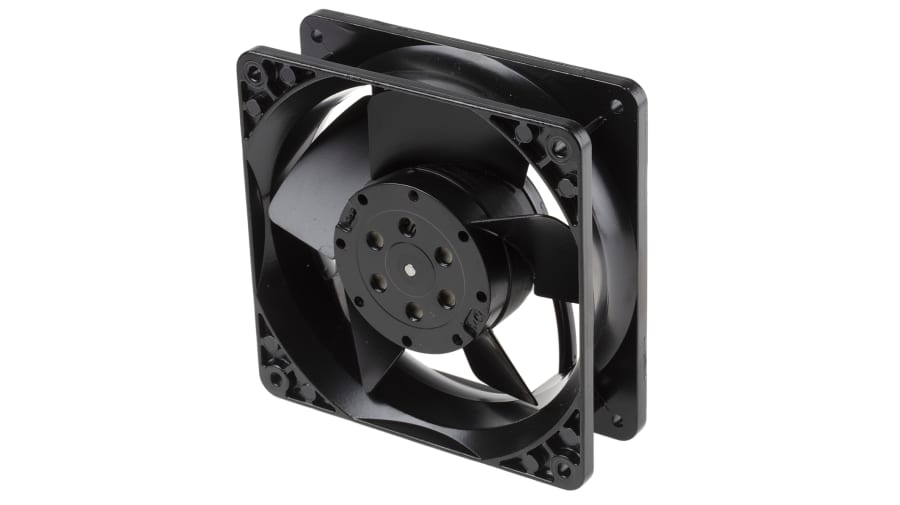 ebm-papst 4000 N Series Axial Fan, 230 V ac, AC Operation, 160m³/h, 19W, IP54, 119 x 119 x 38mm – Model: 4650NU