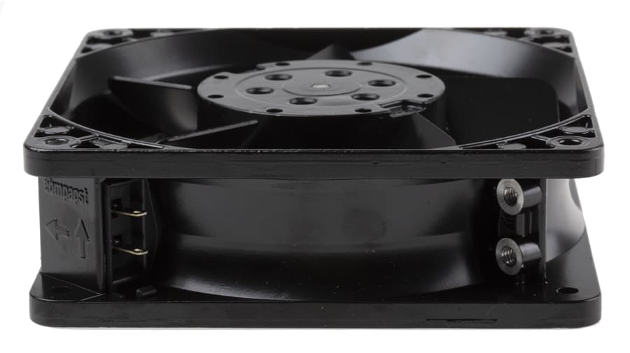 ebm-papst 4000 N Series Axial Fan, 230 V ac, AC Operation, 160m³/h, 19W, IP54, 119 x 119 x 38mm – Model: 4650NU