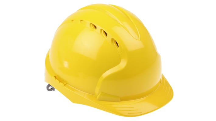 JSP EVO2 Yellow Safety Helmet , Adjustable, Ventilated – Model: AJF030-000-200