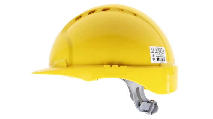 JSP EVO2 Yellow Safety Helmet , Adjustable, Ventilated – Model: AJF030-000-200